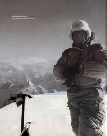 
Achille Compagnoni On K2 Summit First Ascent July 30, 1954 - K2: Conquista Italiana: Tra Storia E Memoria book cover
